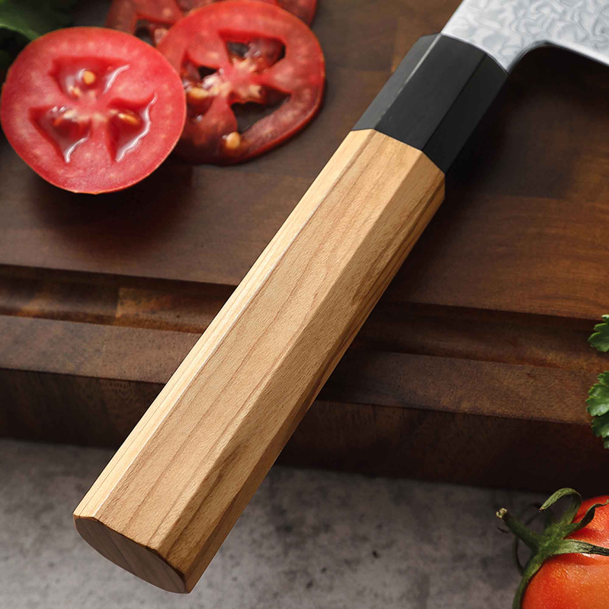 nůž Chef 8,5" Dellinger Buffalo Olive Octagon 215 mm