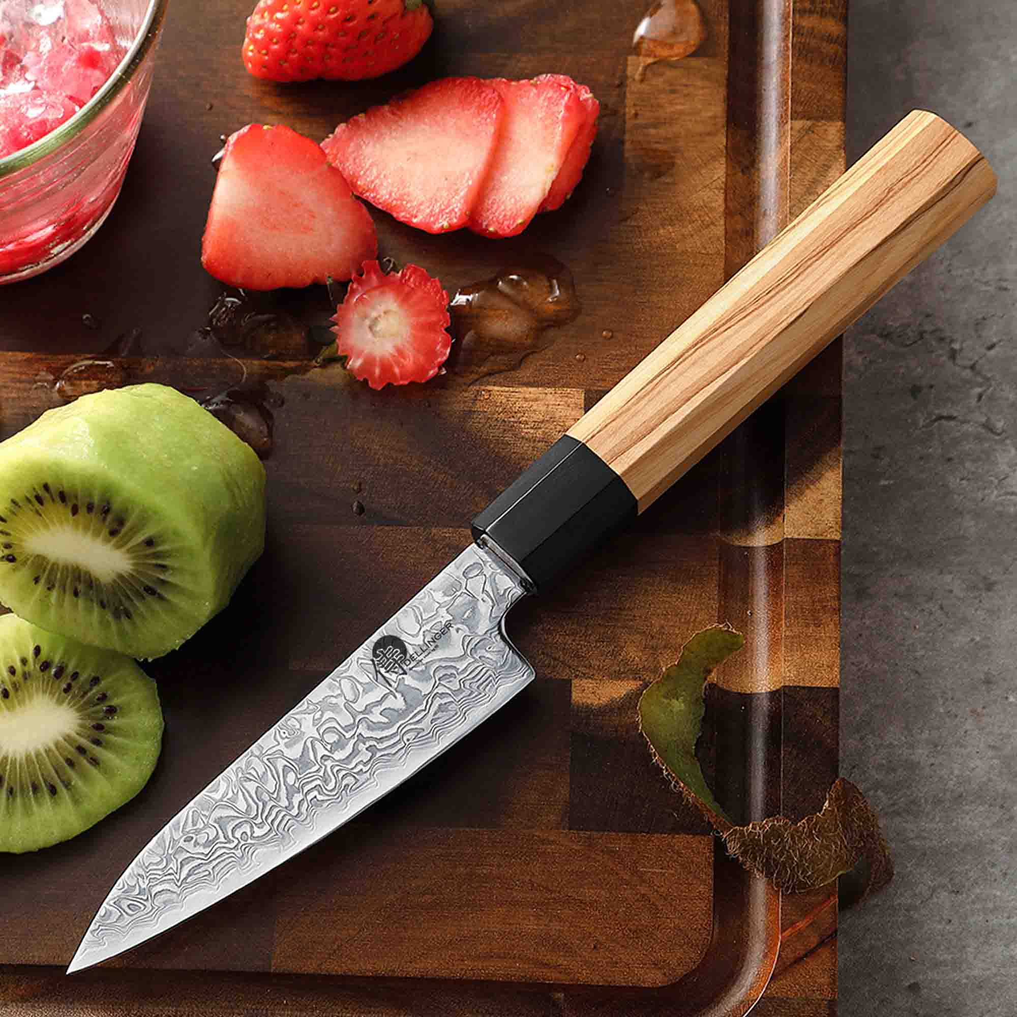 nůž univezální Paring 4" Dellinger Buffalo Olive Octagon 105 mm nůž univezální Paring 4" Dellinger Buffalo Olive Octagon 105 mm