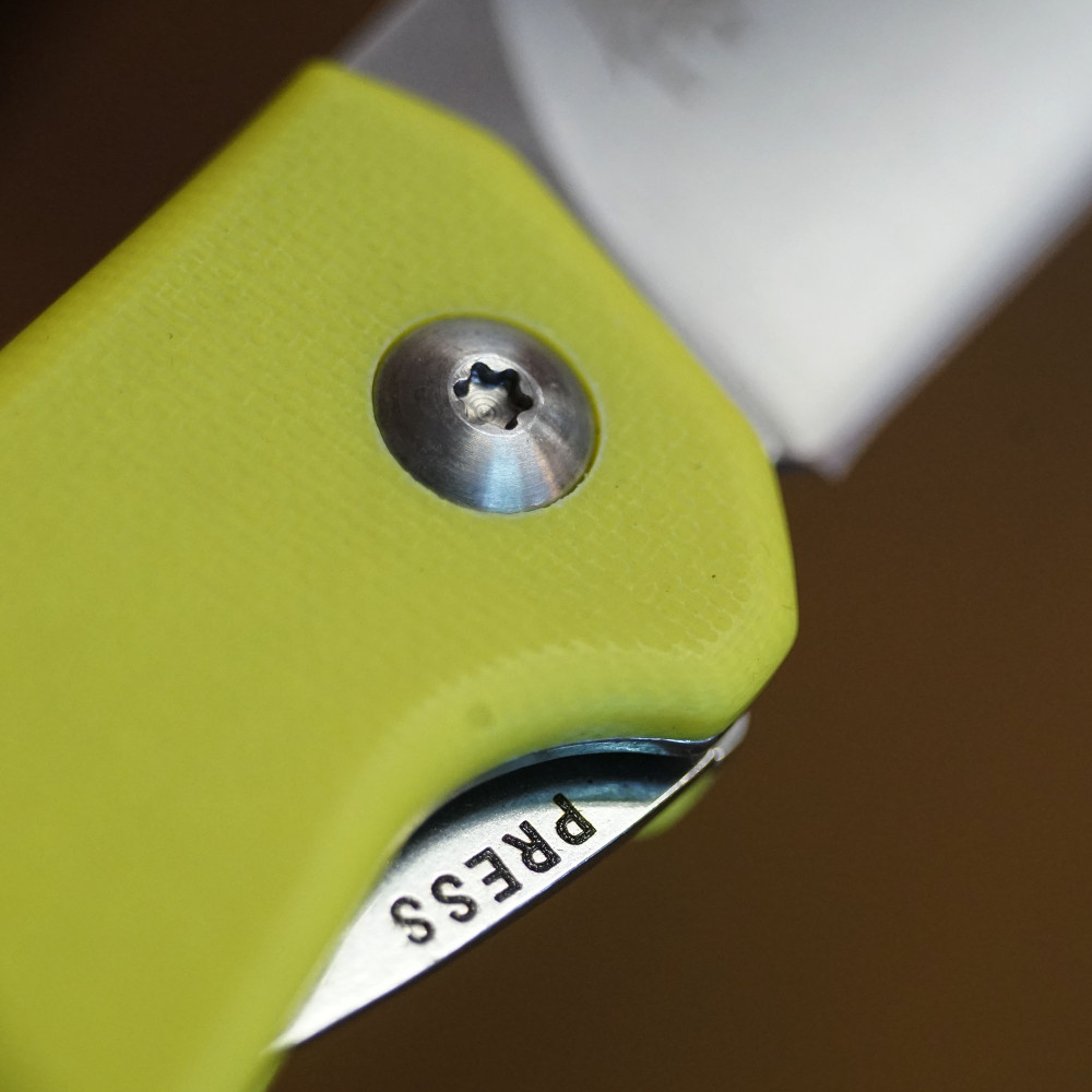 zavírací snídaňový "pocket patlanůž" Dellinger Easy - Yellow