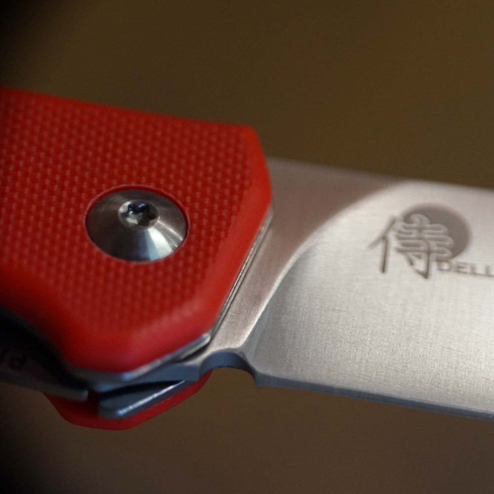 zavírací snídaňový "pocket patlanůž" Dellinger Easy - Red