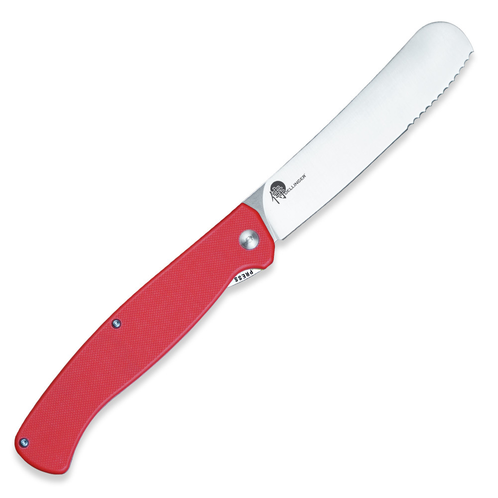 zavírací snídaňový "pocket patlanůž" Dellinger Easy - Red
