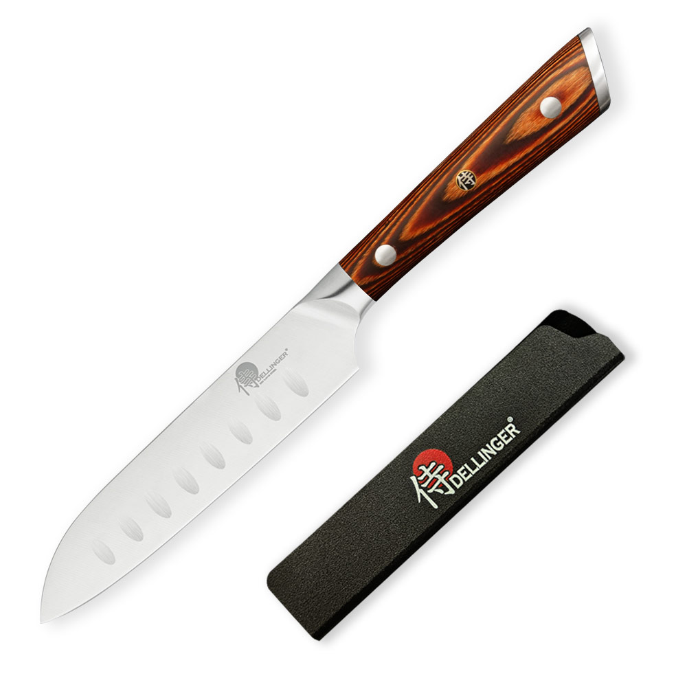 nůž šéfkuchaře ko Santoku 124 mm, Dellinger German Black Samurai nůž šéfkuchaře ko Santoku 124 mm, Dellinger German Black Samurai