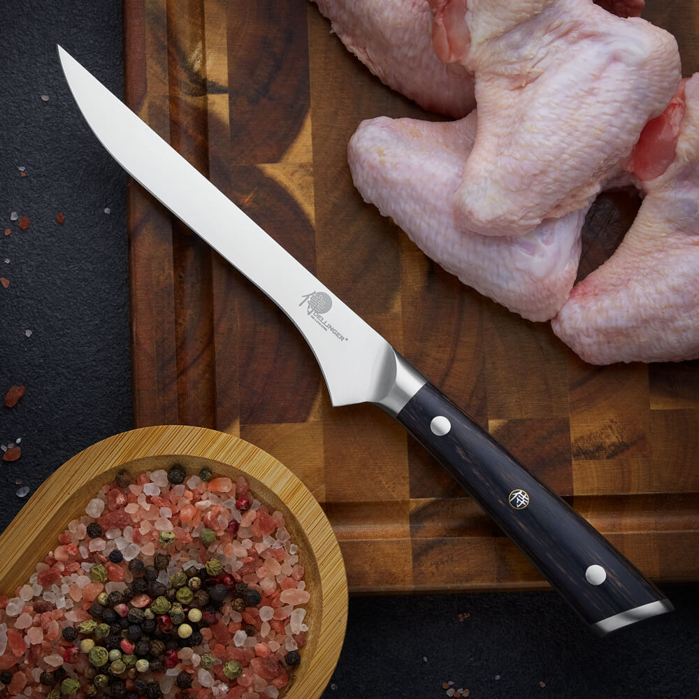 nůž vykošťovací Boning 139 mm, Dellinger German Black Samurai