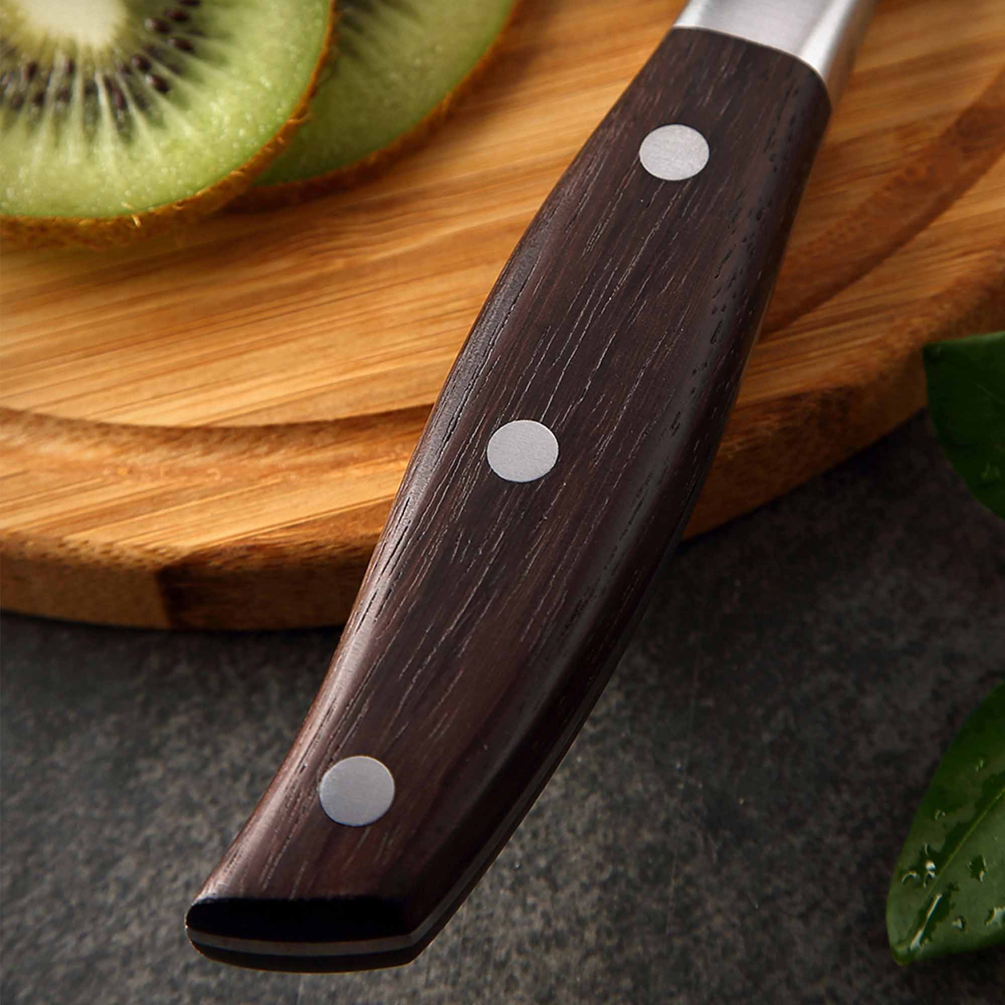 sada 3 nožů Dellinger CLASSIC Sandal Wood s magnetickým stojánkem