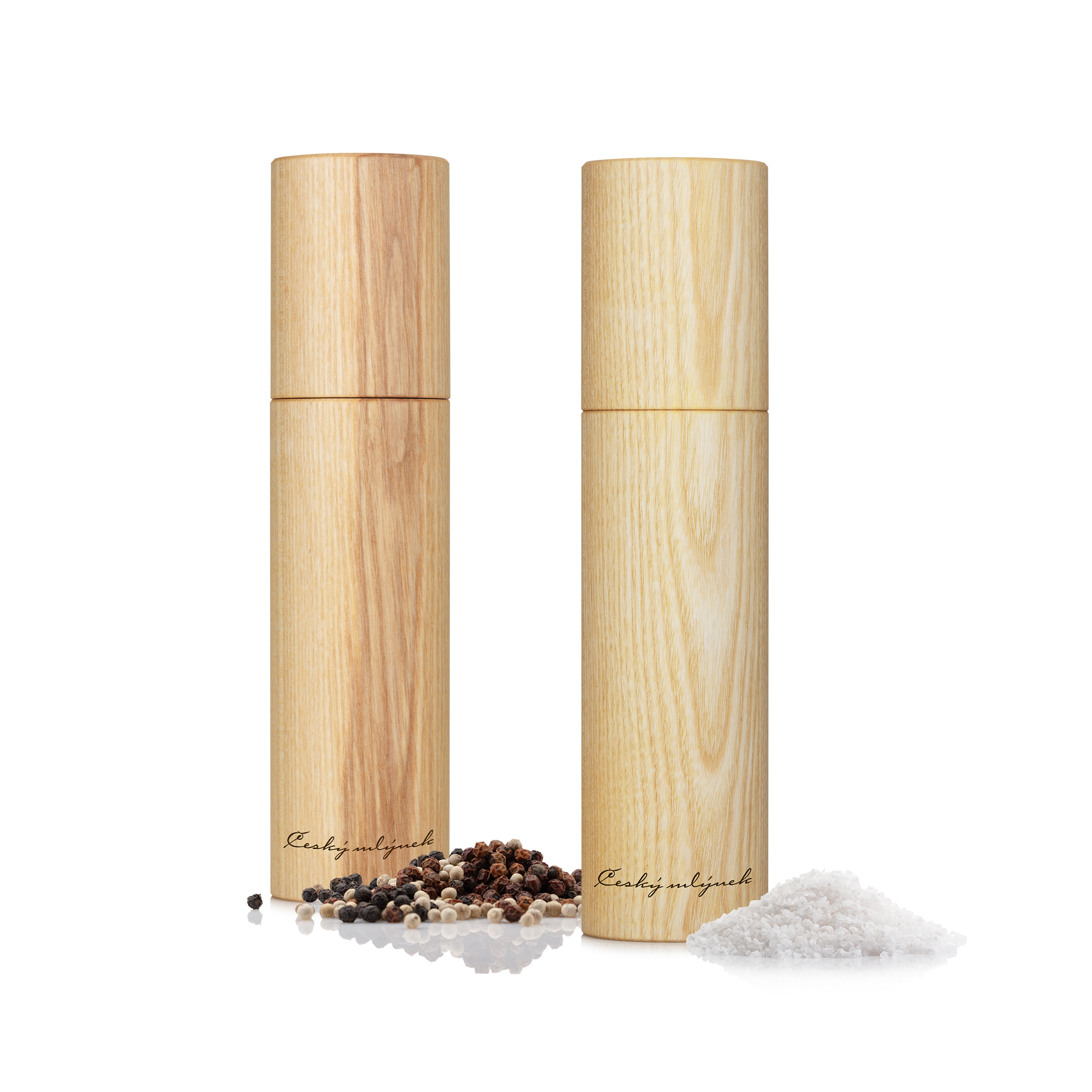 Český mlýnek z masivního jasanu 25cm