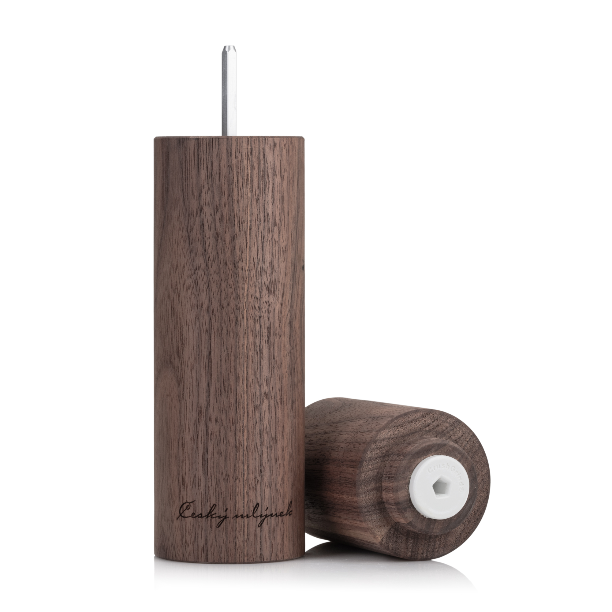 Český mlýnek z ořešáku černého 25cm