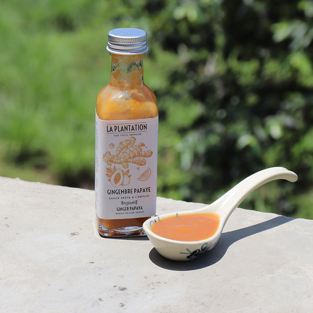 Ginger Papaya sauce - originální omáčka z Kambodži 100ml