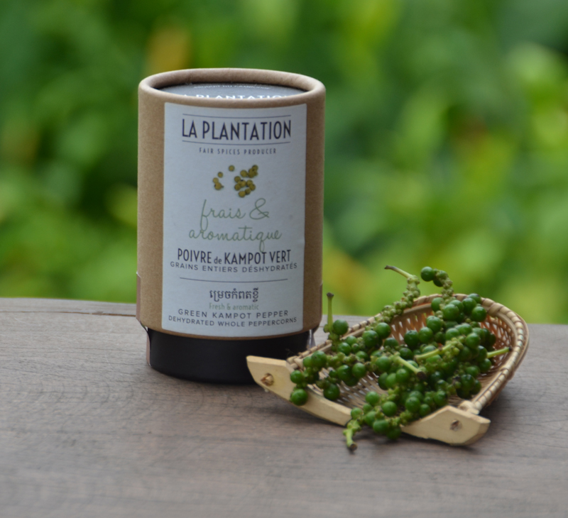 Kampotský pepř zelený dehydrovaný 20g tubus