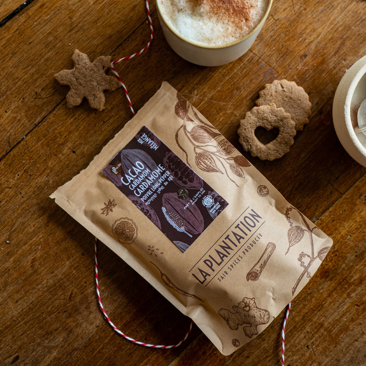 Cacao Mix s kardamomem a dlouhým pepřem 100g