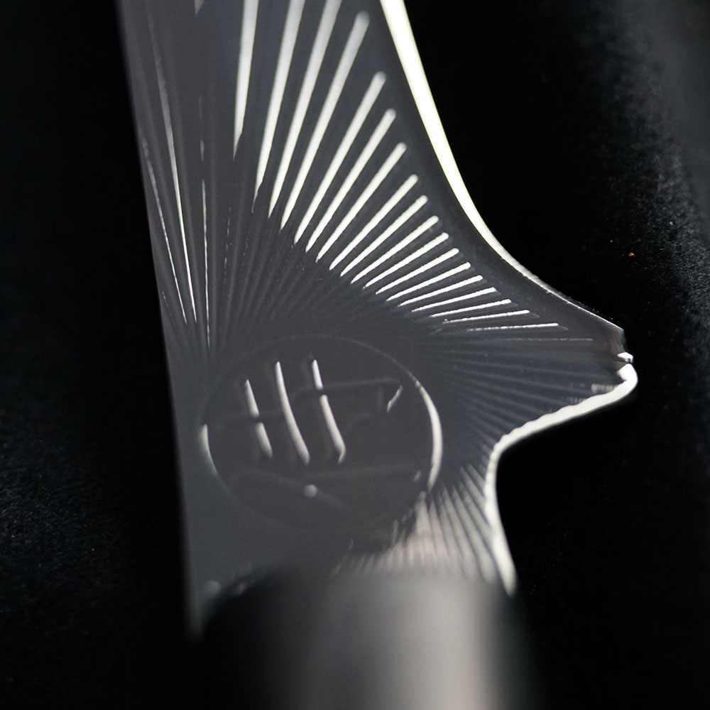 BBQ sada s vidlí Sandvik black Sun v kožené brašně