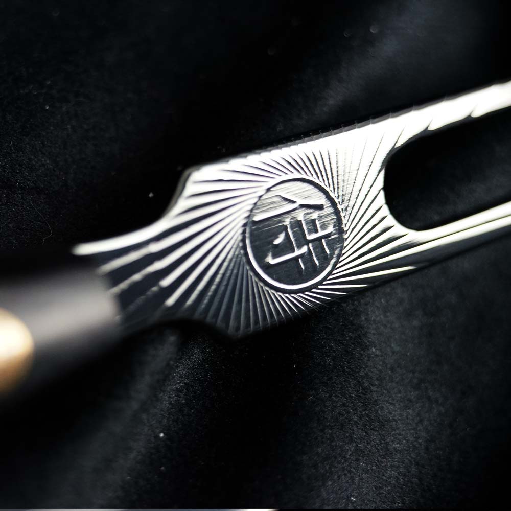 BBQ sada s vidlí Sandvik black Sun v kožené brašně