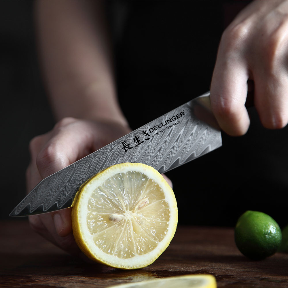Univerzální nůž Petty 130 mm Dellinger Longevity Damascus Edition Univerzální nůž Petty 130 mm Dellinger Longevity Damascus Edition