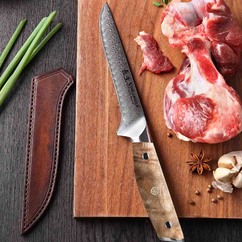 Nůž vykosťovací Boning 152 mm Dellinger Longevity Damascus Edition