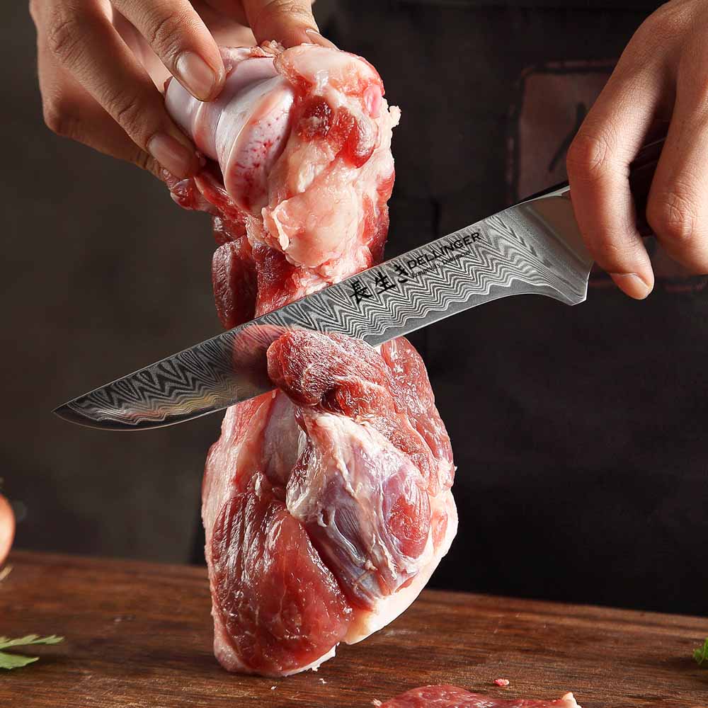 Nůž vykosťovací Boning 152 mm Dellinger Longevity Damascus Edition