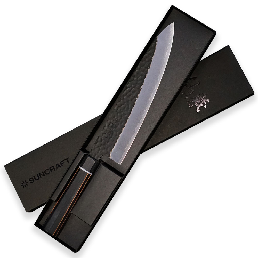 Kuchyňský nůž Chef / Gyuto 210 mm Suncraft Senzo Finest SPG STRIX®