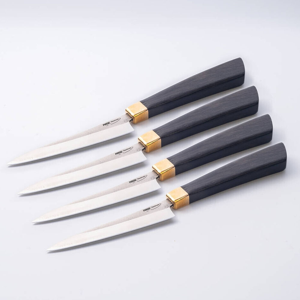 Sada 4 steakových nožů 120 mm Pirge Handmade KROP®
