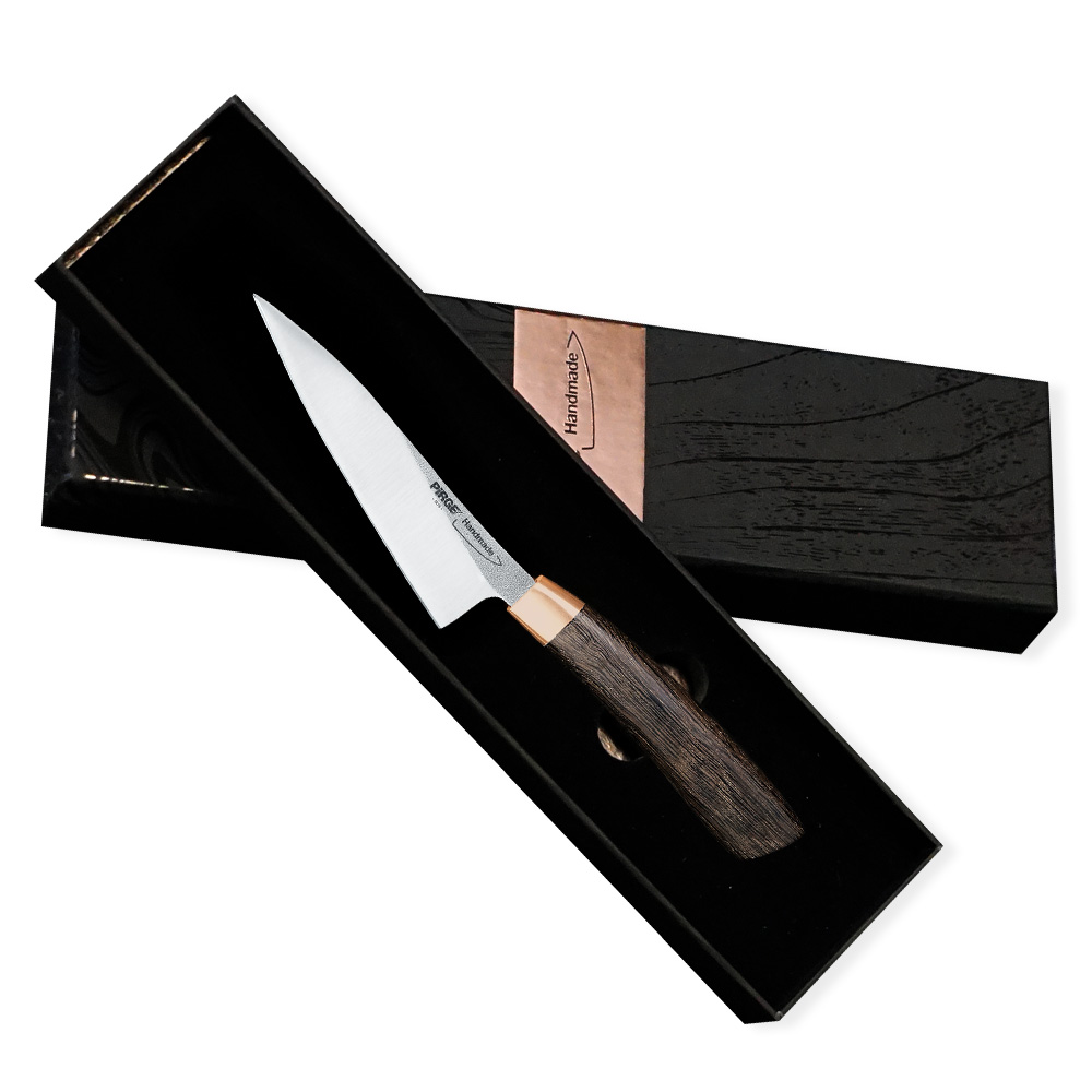 Sada kuchyňských nožů Gyuto 180 mm, Gyuto 140 mm, Paring 110 mm Pirge Handmade KROP® Sada kuchyňských nožů Gyuto 180 mm, Gyuto 140 mm, Paring 110 mm Pirge Handmade KROP®