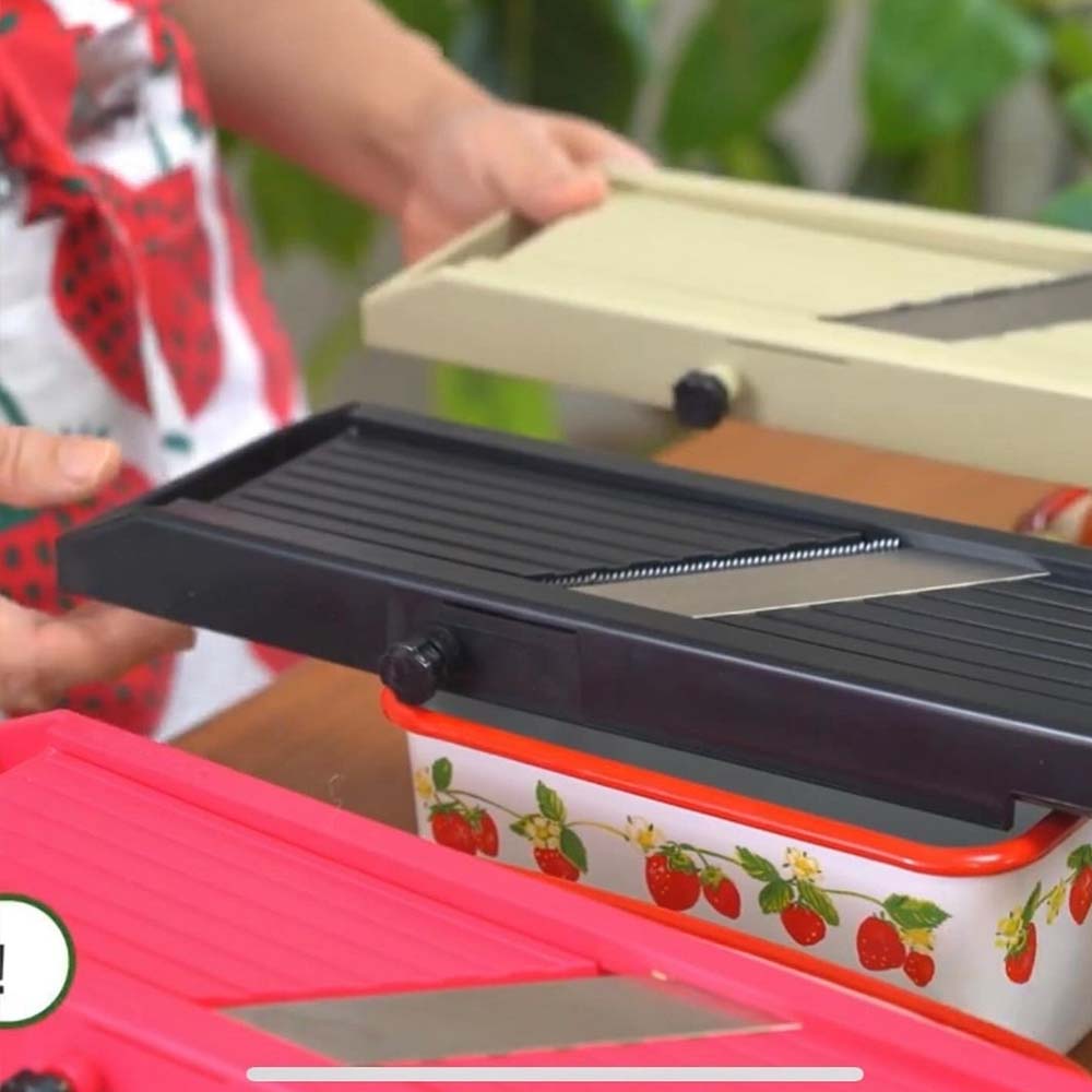 PROFI mandolína na zeleninu - CHIBA Japan, Quirélois - černá