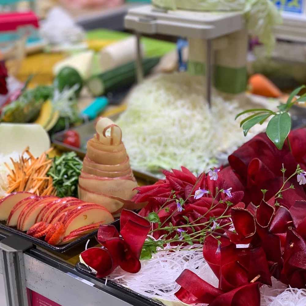 PROFI mandolína na zeleninu - CHIBA Japan, Quirélois - černá