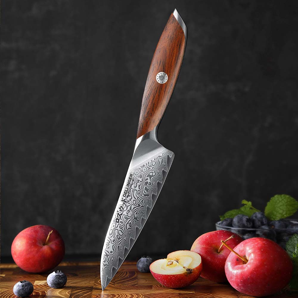 Univerzální nůž Petty 135 mm Dellinger Rose Wood Damascus® Univerzální nůž Petty 135 mm Dellinger Rose Wood Damascus®