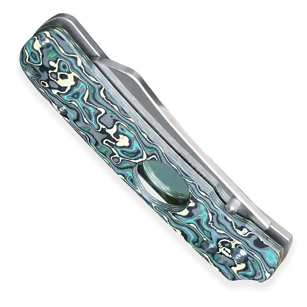 Zavírací nůž s ořezávačem doutníků Dellinger Cigar Cutter DC-53 Carbon