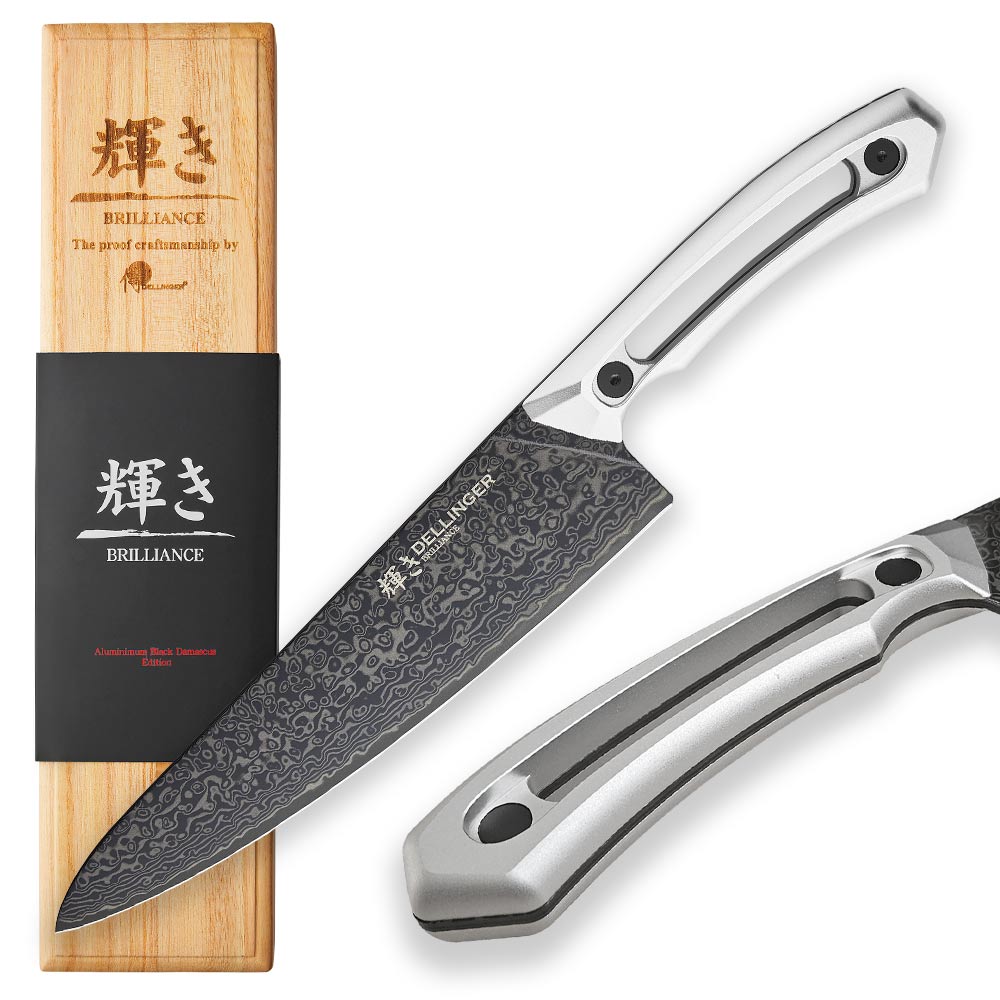 Sada 3 nožů Dellinger Brilliance + magnetický stojánek + ZDARMA rukojeti G10