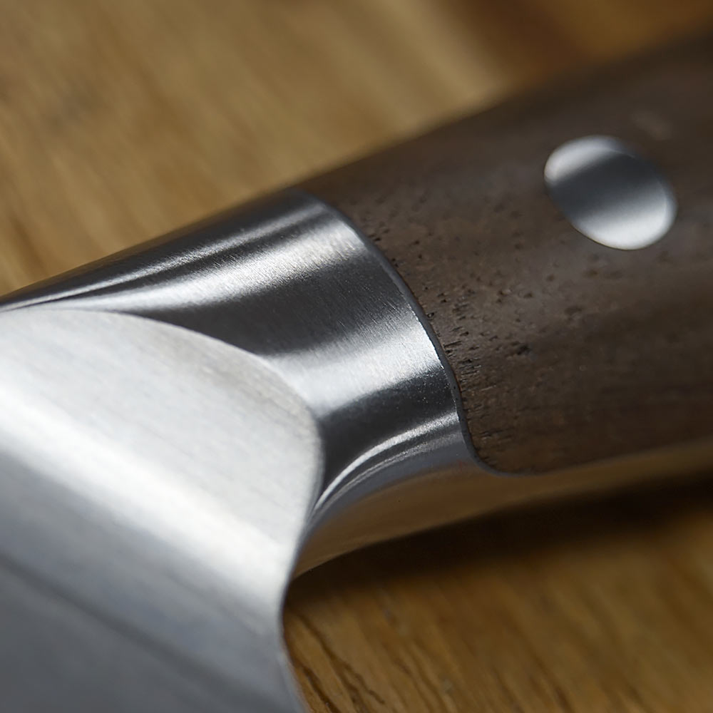 Sada 3 nožů + vidlička v dřevěné dárkové krabici, Dellinger Walnut