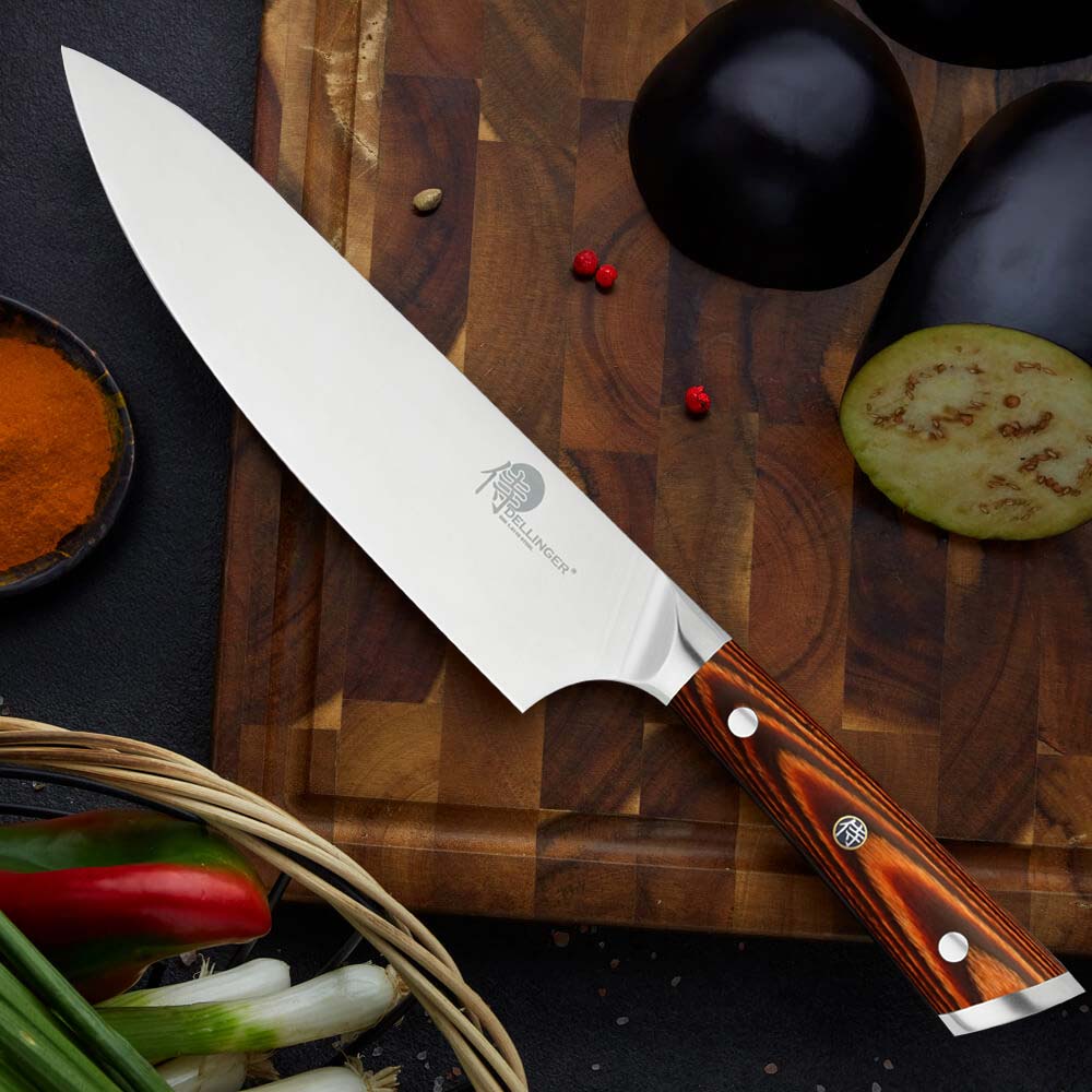 Nůž šéfkuchaře Chef 200 mm, Dellinger German Black Samurai Nůž šéfkuchaře Chef 200 mm, Dellinger German Black Samurai