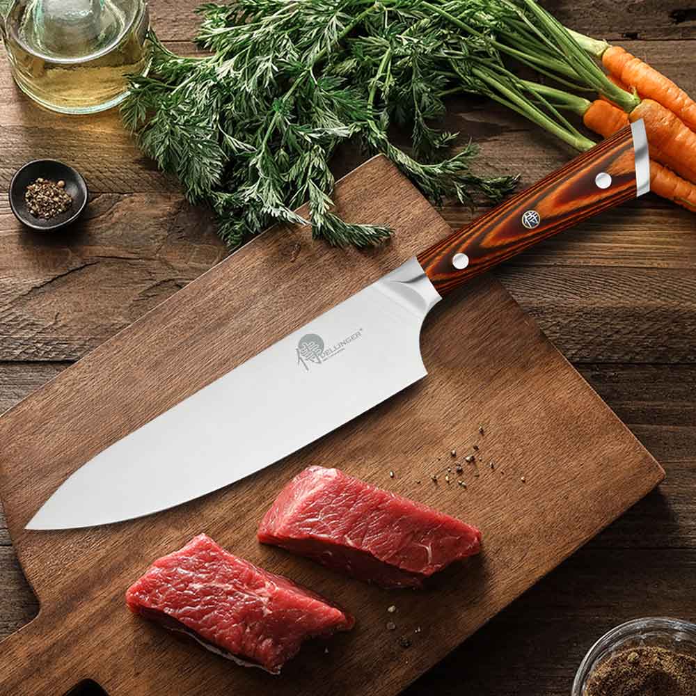 Nůž šéfkuchaře Chef 200 mm, Dellinger German Black Samurai Nůž šéfkuchaře Chef 200 mm, Dellinger German Black Samurai