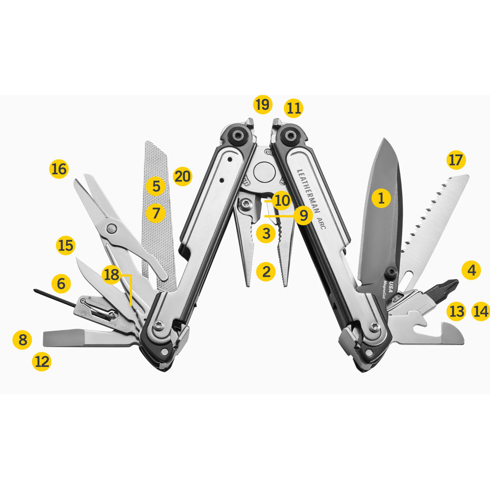 LEATHERMAN ARC TALOS - ocel CPM MagnaCut