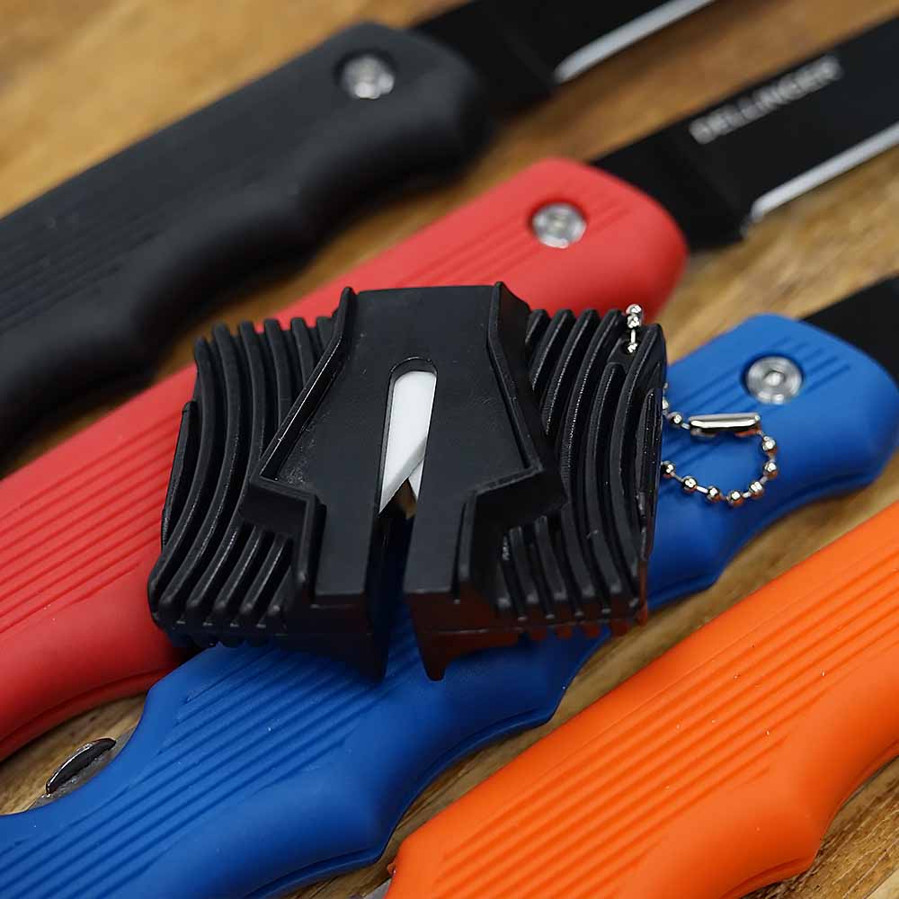 Nůž zavírací Dellinger flexi filetovací 140 mm - ocel 3Cr13 Barva: Modrý