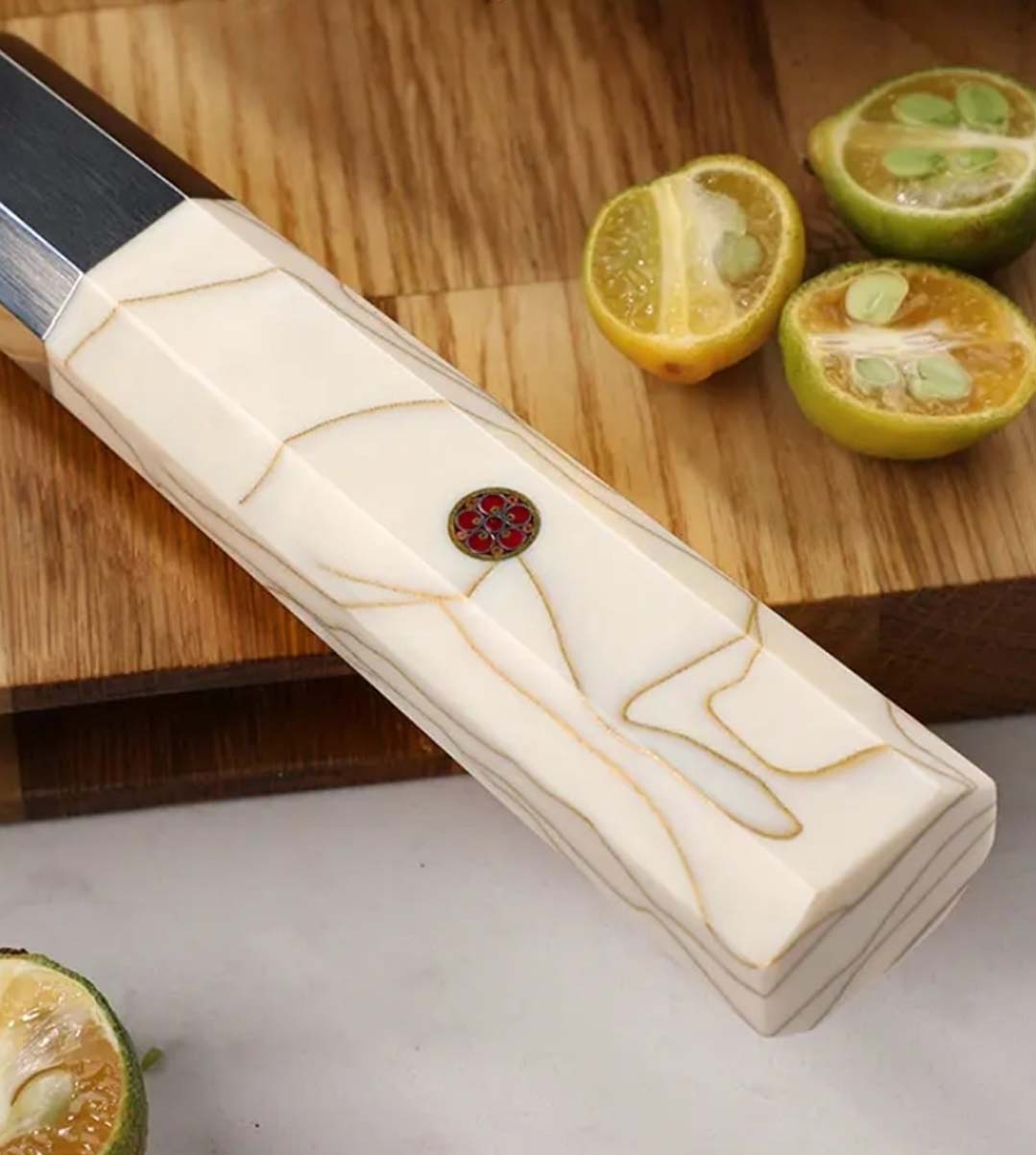 Kuchyňský nůž Nakiri 180 mm Dellinger® Forged White Wave