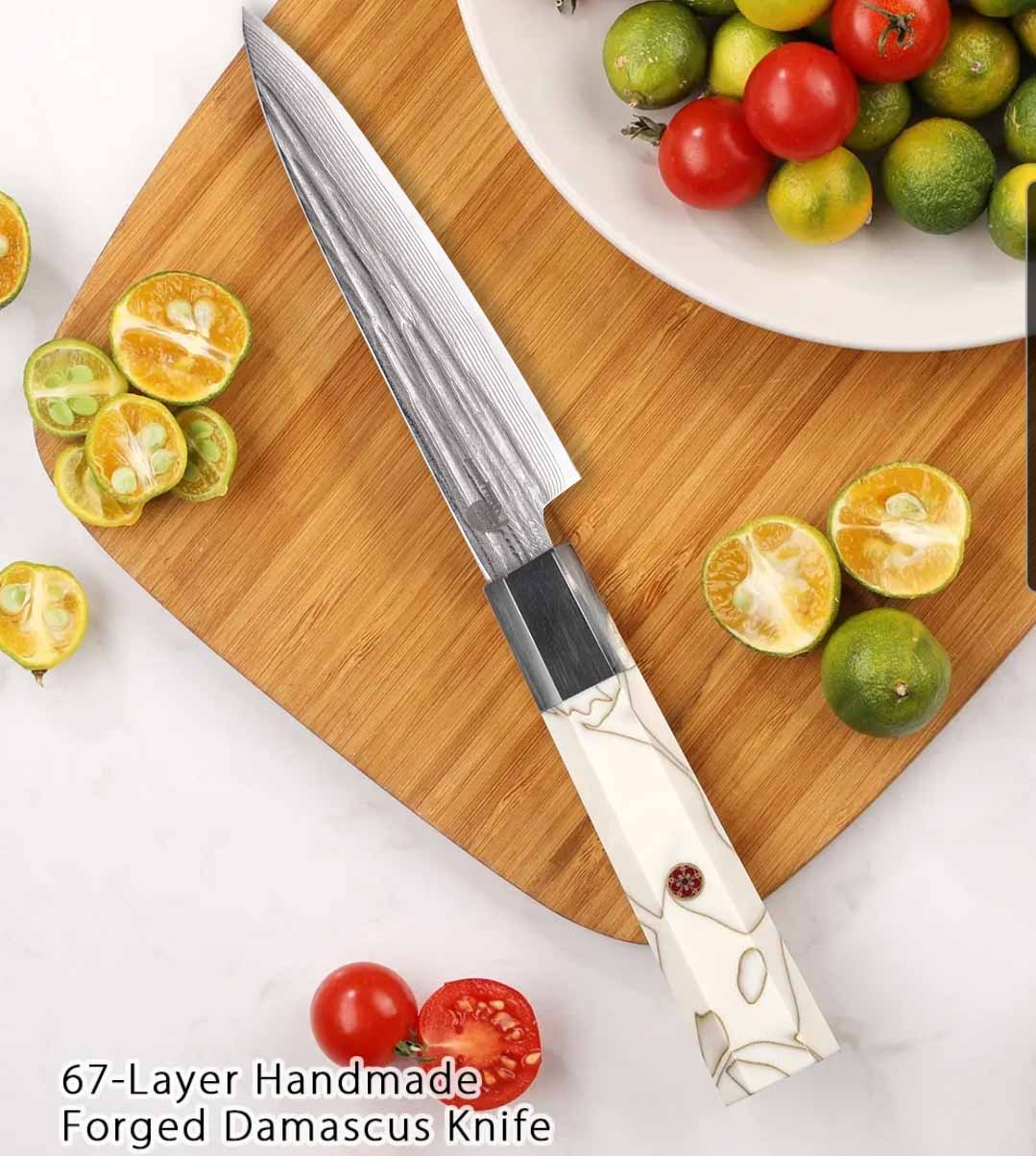 Malý loupací nůž Utility 130 mm Dellinger® Forged White Wave