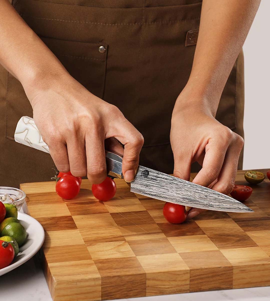 Malý loupací nůž Utility 130 mm Dellinger® Forged White Wave