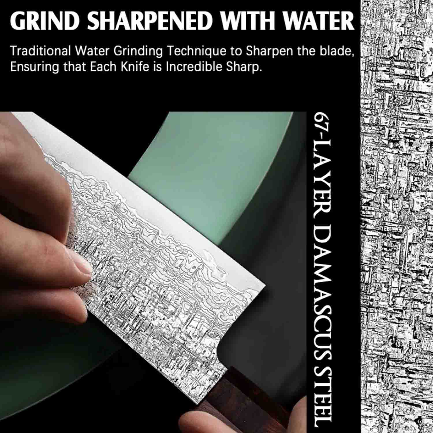 Kuchyňský nůž Chef/Gyuto 230 mm Dellinger® Forged Brown Scar