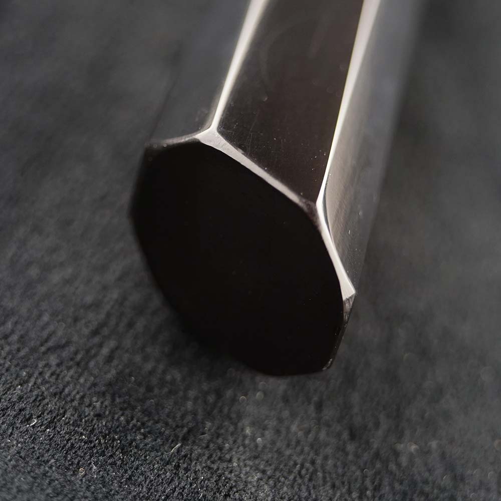 Kuchyňský nůž Nakiri 180 mm Dellinger® Resin Black Gold Damascus