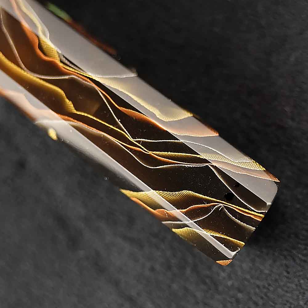 Malý loupací nůž Utility 130 mm Dellinger® Resin Mesh Gold Damascus Malý loupací nůž Utility 130 mm Dellinger® Resin Mesh Gold Damascus