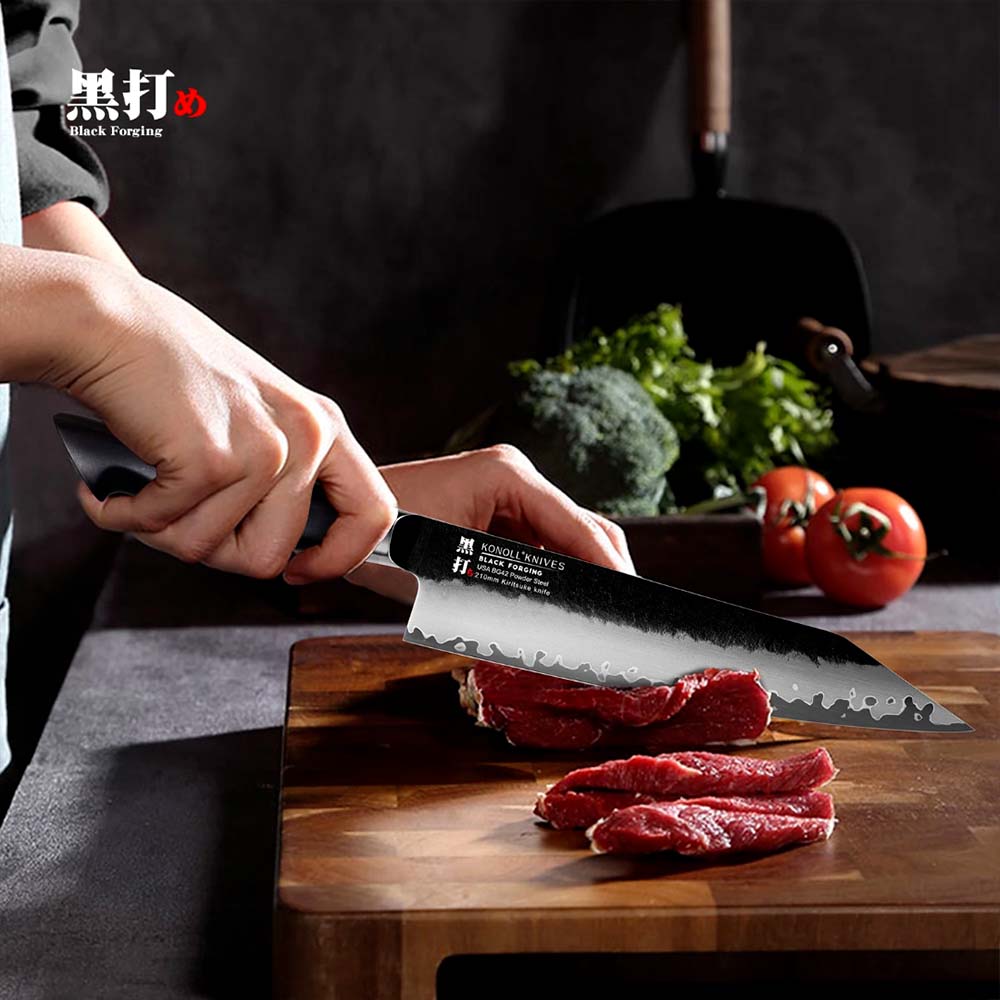Kuchyňský nůž Chef/Kiritsuke 210 mm Konoll® Black Forging Kuchyňský nůž Chef/Kiritsuke 210 mm Konoll® Black Forging