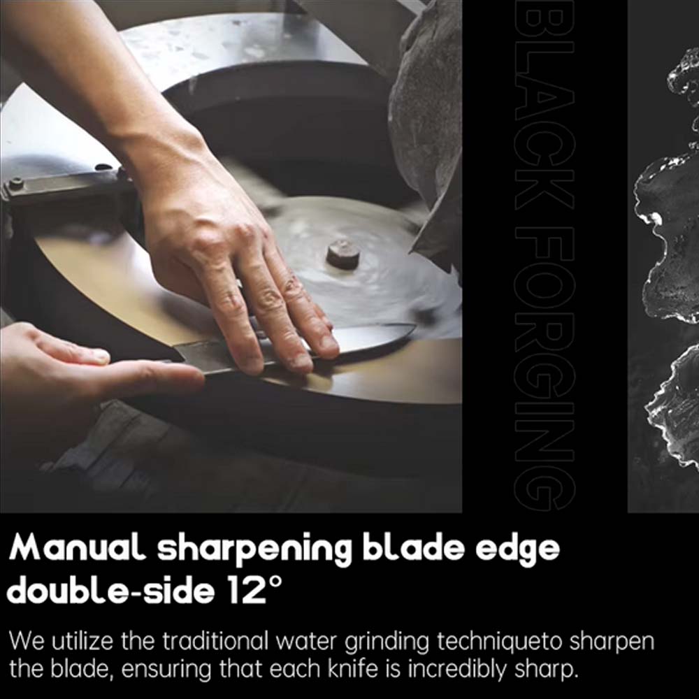 Kuchyňský nůž Chef/Gyuto 200 mm Konoll® Black Forging