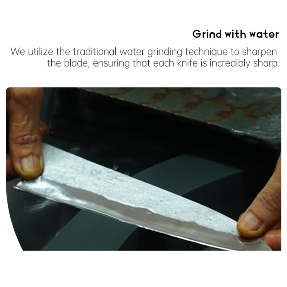 Kuchyňský nůž Santoku 180 mm Konoll® Silver Dyeing