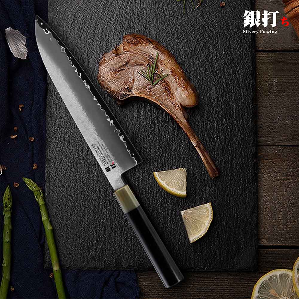 Kuchyňský nůž Chef/Gyuto 240 mm Konoll® Silver Forging