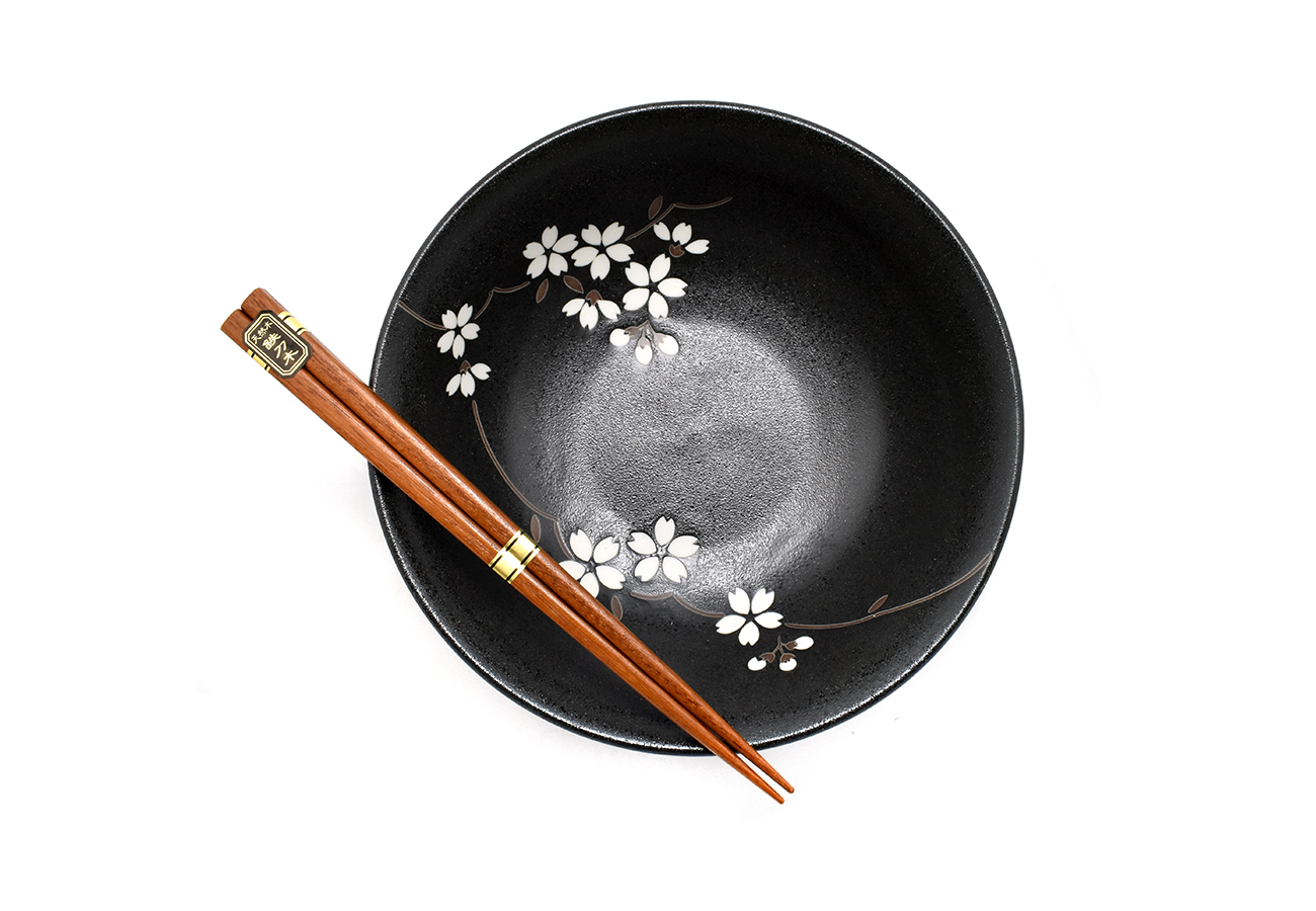 Sada dvou misek na ramen - Ramen Anemone Black Sada dvou misek na ramen - Ramen Anemone Black