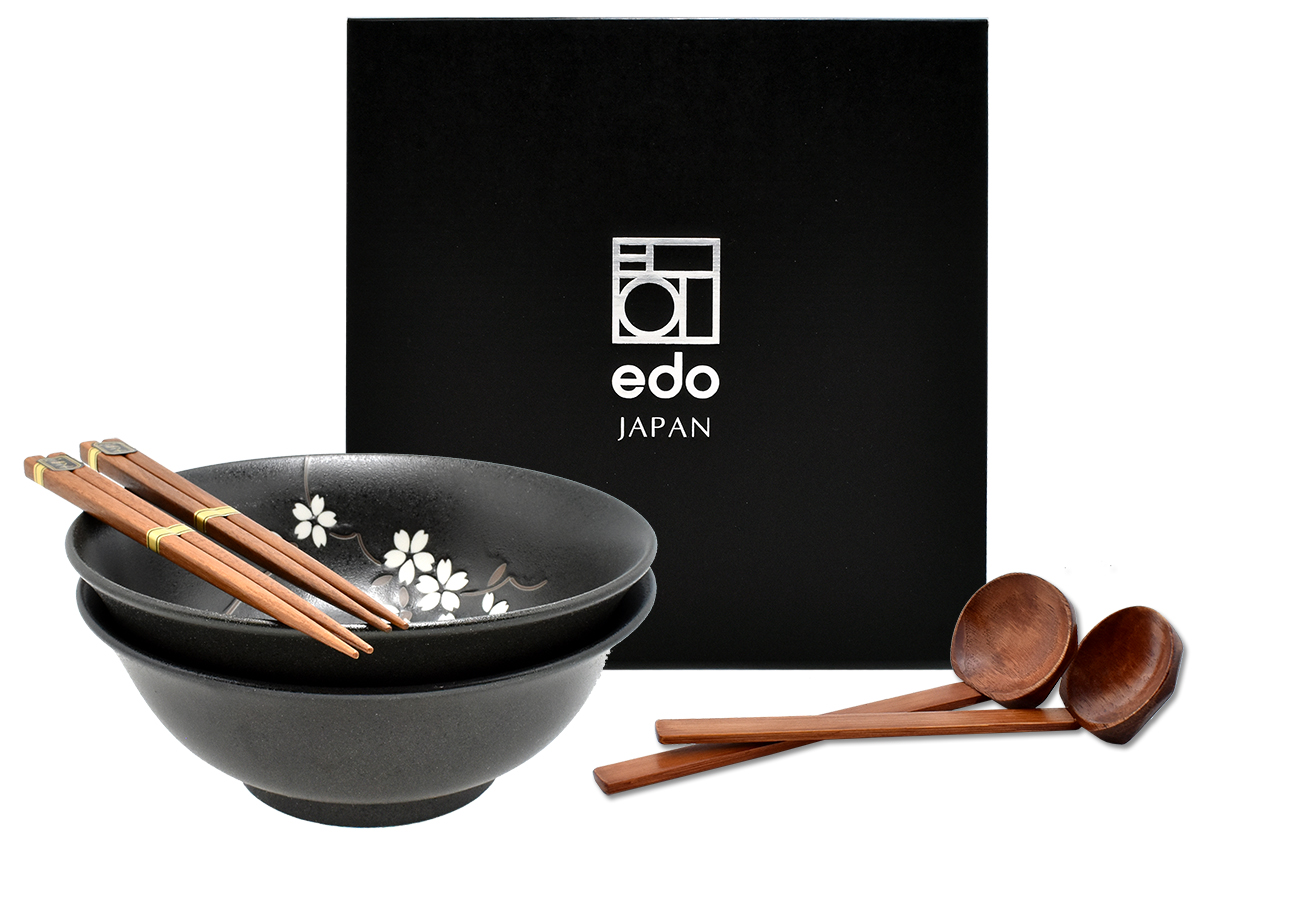 Sada dvou misek na ramen - Ramen Anemone Black