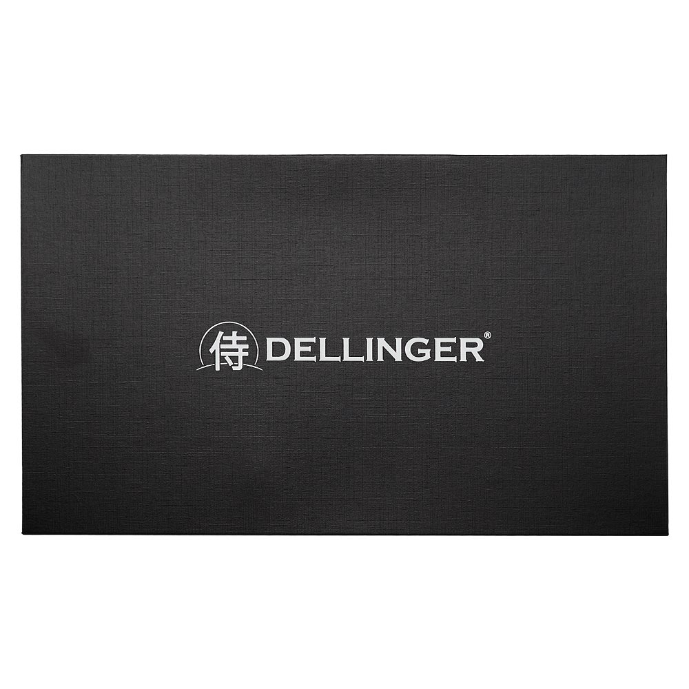 Vánoční sada Dellinger German Samurai Ebony – 3 nože a diamantová ocílka