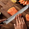 Kuchařský nůž Sakimaru/Yanagiba 270 mm Dellinger Octagonal Full Damascus c