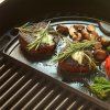Cast Iron Half-Moon Grill Grate - Double-Sided for 21-22" Grills, 440x215 mm