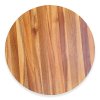 Kulaté krájecí a dranžírovací akáciové prkénko Dellinger 380x30 mm b