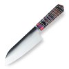 II. jakost nůž Santoku 145mm Dellinger Mirror Wootz - Mammut Collect Nr.10