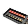 Set of Dining Chopsticks Black & Red Doragon