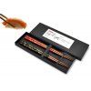 Set of Dining Chopsticks Black & Red Doragon